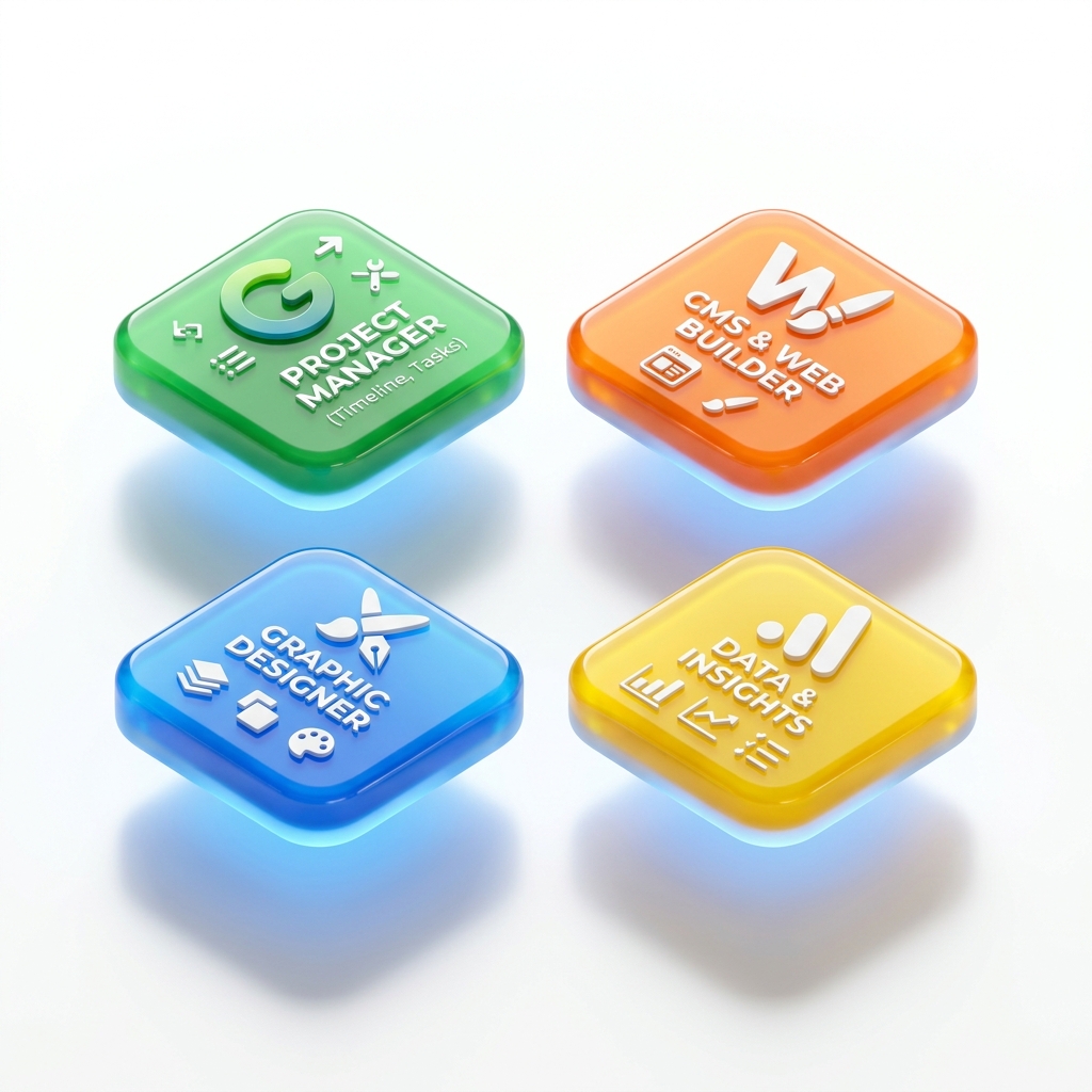 3D Ilustrasi CMS and Tools